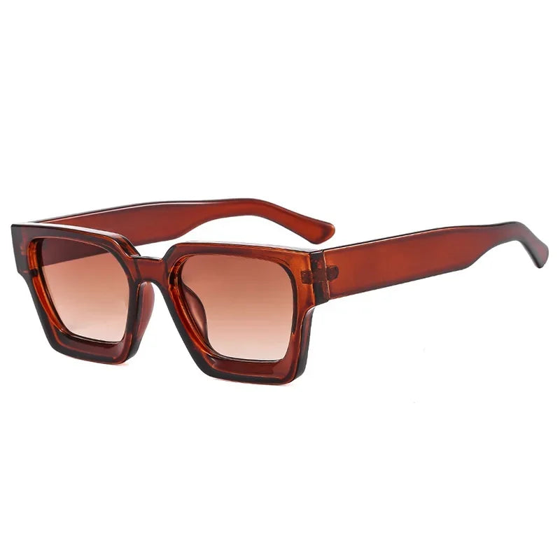 Square Vintage Sunglasses — Unisex UV400 Punk Retro Sun Glasses — view 8 of sunglasses
