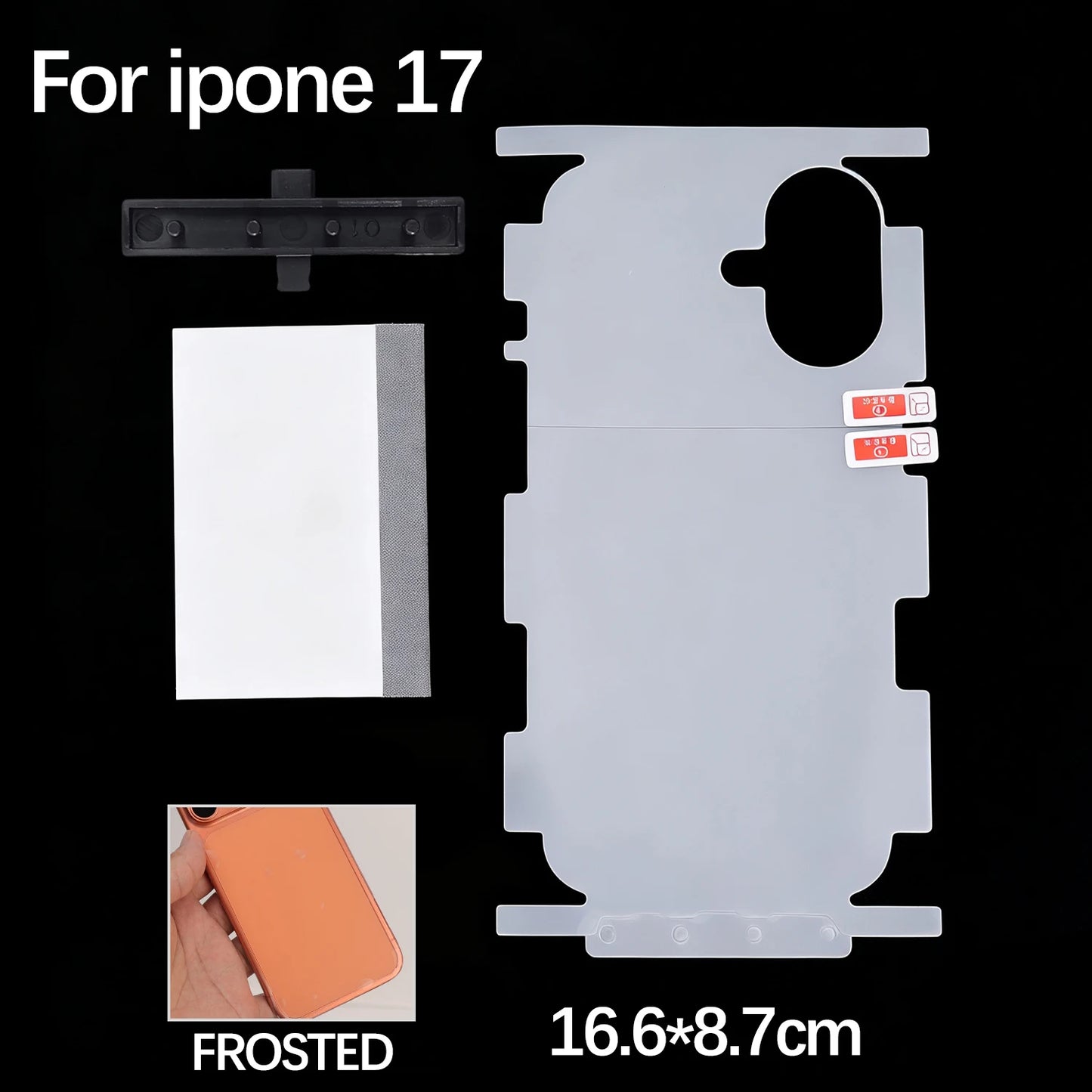 Border Hydrogel Film for iPhone 17 Pro Max / 17 Air HD Side Frame Wrap — view 14 of screen protectors