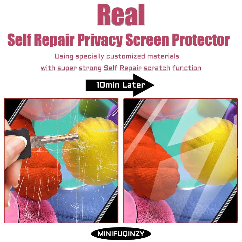 Self-Repair Privacy Hydrogel Film — Samsung S26/S25/S24 Ultra Anti-Spy — view 4 of screen protectors
