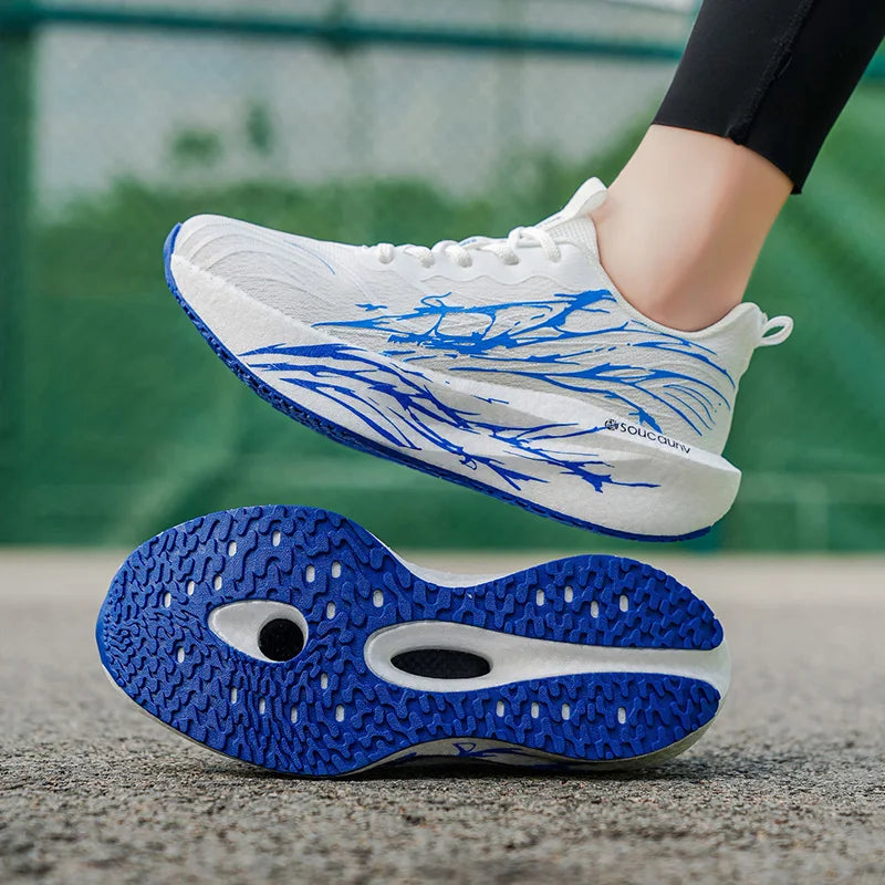Men's Marathon Running Sneakers — Carbon Board Lightweight Performance Trainers — view 4 of sneakers