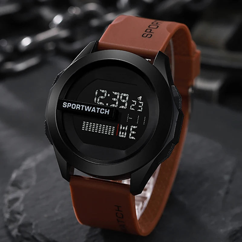YIKAZE Men's Digital Sport Watch — Military Waterproof Stopwatch Wristwatch — view 9 of watches