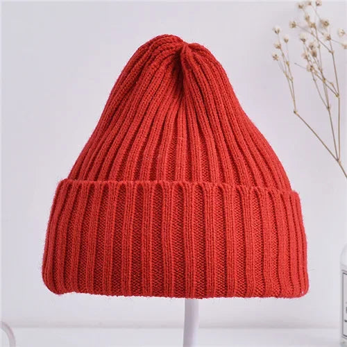 Baby Kids Ribbed Knitted Beanie - Windproof Soft Toddler Cap for 6M-4Y — view 13 of baby hats