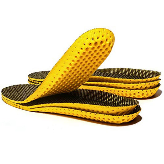 Honeycomb Shock-Absorbing Insoles — Breathable EVA Sport Inserts — view 1 of shoe accessories