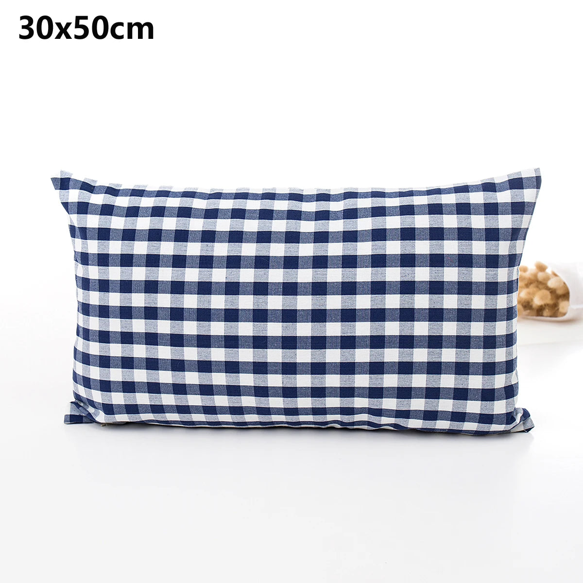 Plaid Sofa Cushion Cover &mdash; 30&times;50 &amp; 45&times;45 cm Multi-Color Stripe Pillowcase