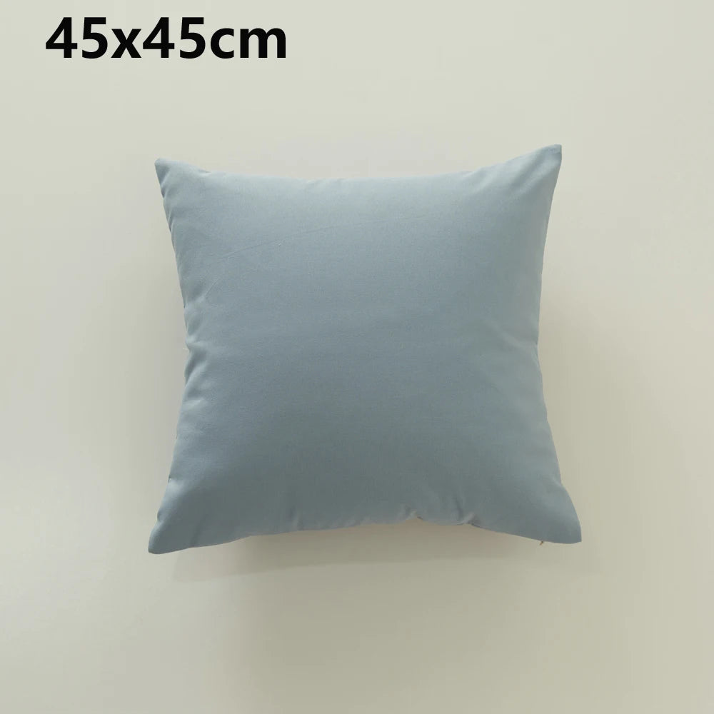 Plaid Sofa Cushion Cover &mdash; 30&times;50 &amp; 45&times;45 cm Multi-Color Stripe Pillowcase