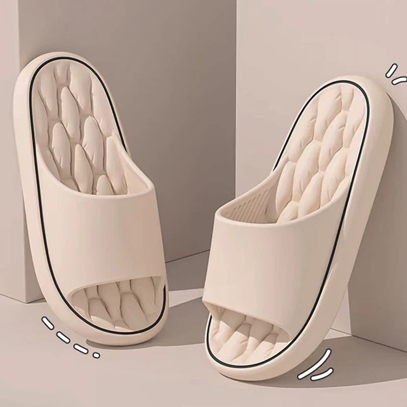 Summer Sandals Men's Indoor Outdoor Slides — Non-Slip Bathroom & Beach Slippers — view 2 of summer sandals