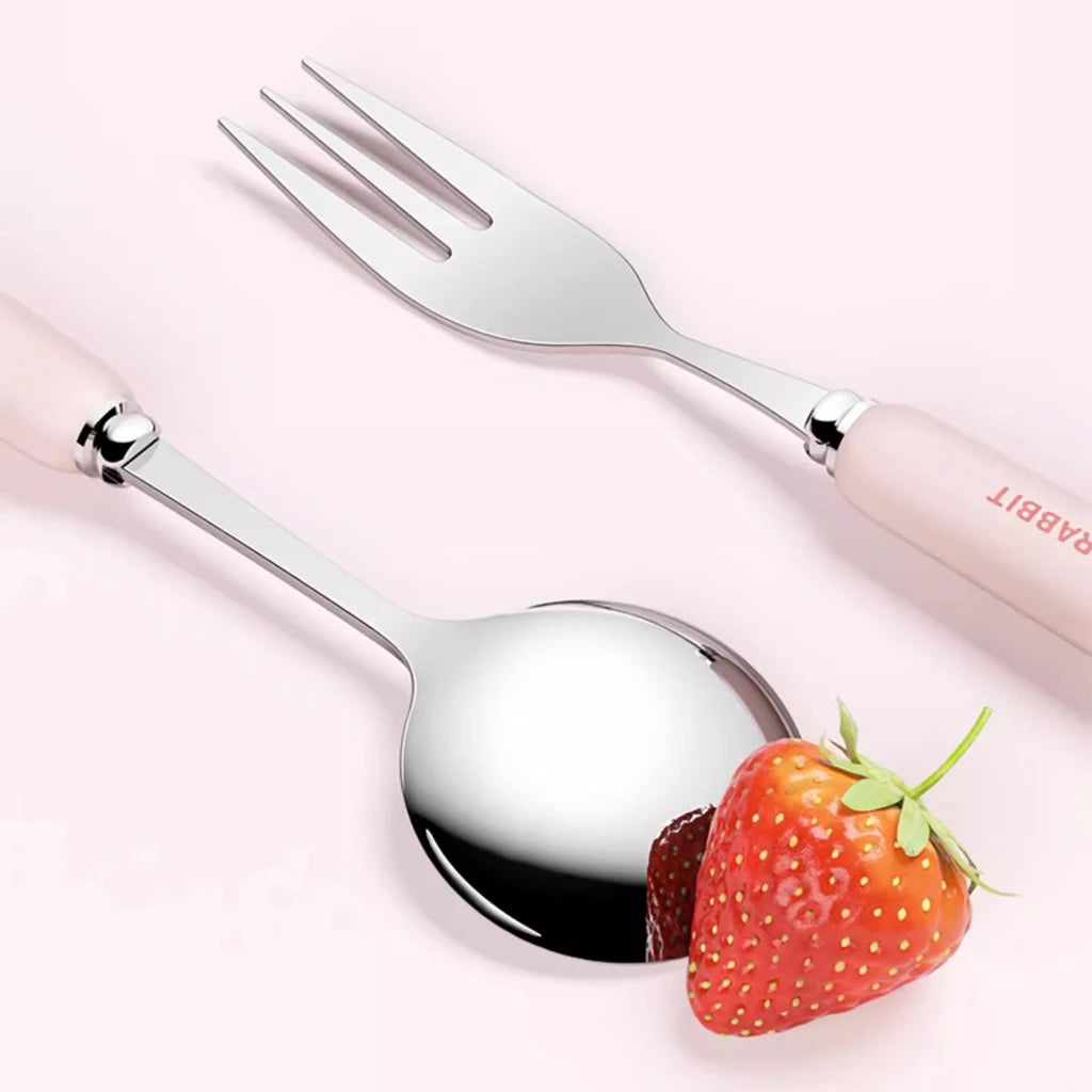 Portable 304 Stainless Steel Cutlery Set &mdash; Reusable Fork, Spoon &amp; Chopsticks with Case — view 5 of dining & tableware