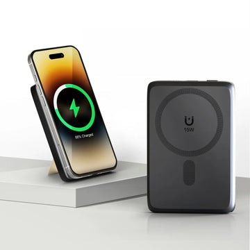 10,000mAh Magnetic Wireless Power Bank — 22.5W Built-In USB-C Cable Premium — view 1 of power banks