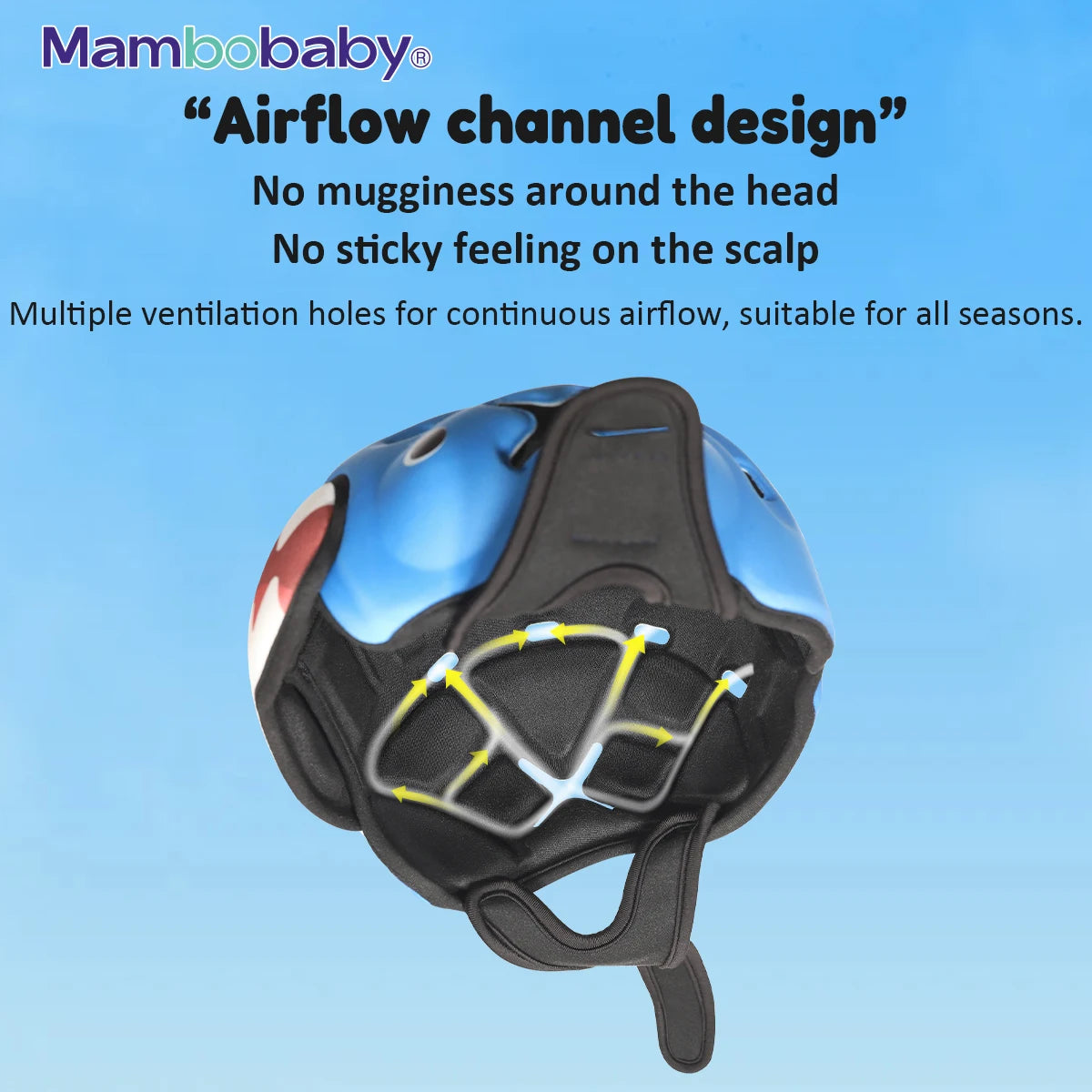 Premium Anti-Shock Baby Helmet - Soft Toddler Head Protector for Crawling & Walking — view 4 of baby safety helmets
