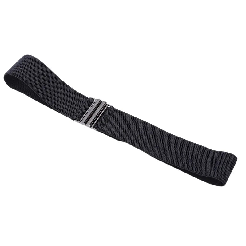 Belts Designer Wide Elastic Women's Cinch Belt — Down-Coat Waist Belt — view 5 of belts