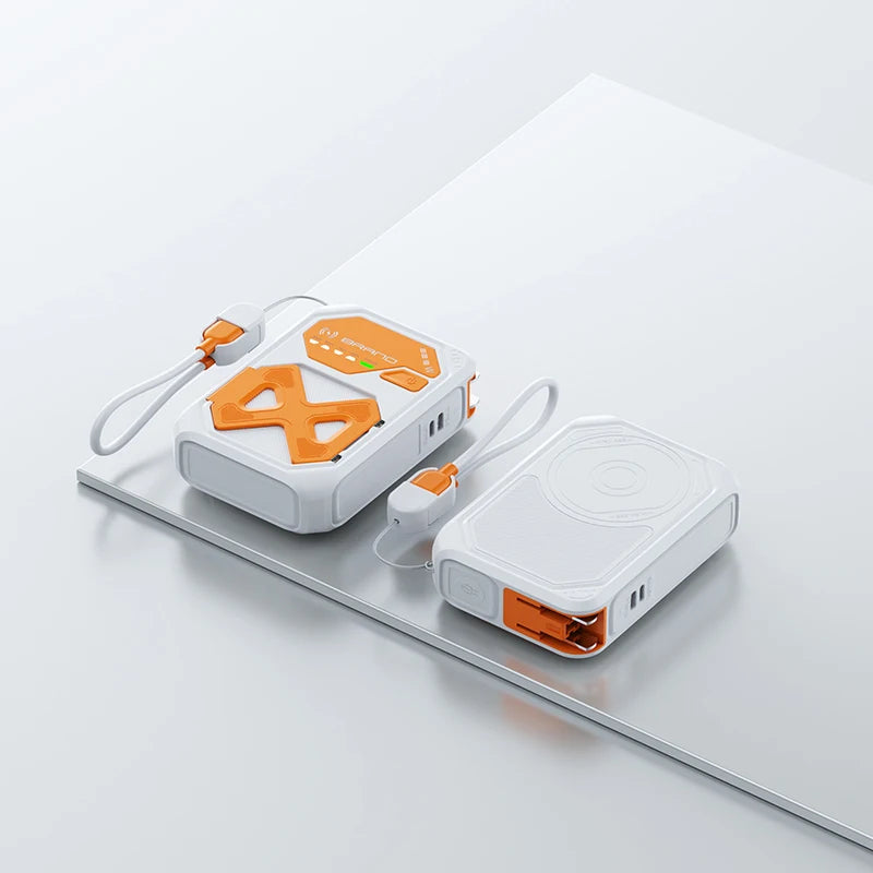 Magnetic 10000mAh 22.5W Wireless Power Bank — Foldable AC Plug All-in-One — view 8 of power banks