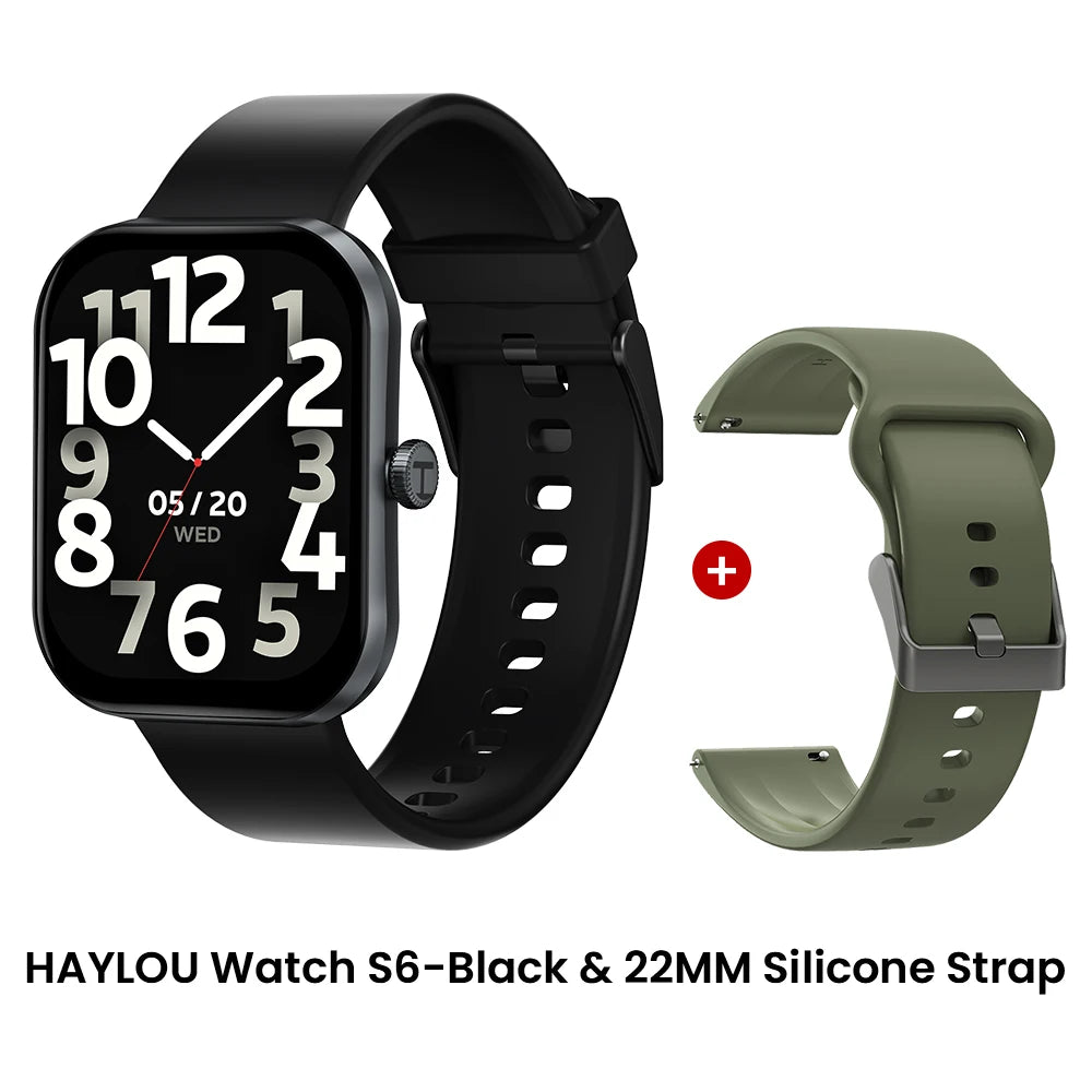 HAYLOU Watch S6 Smart Watch — 2.01in HD Bluetooth Voice Calling IP68 Smartwatch — view 19 of smart watches