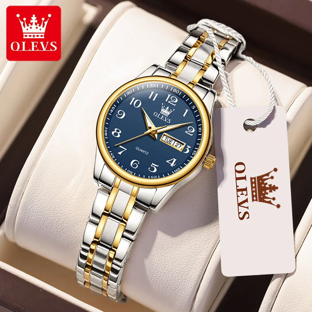 OLEVS Women's Quartz Watch — Fashion Ladies Luxury Wristwatch — view 7 of watches