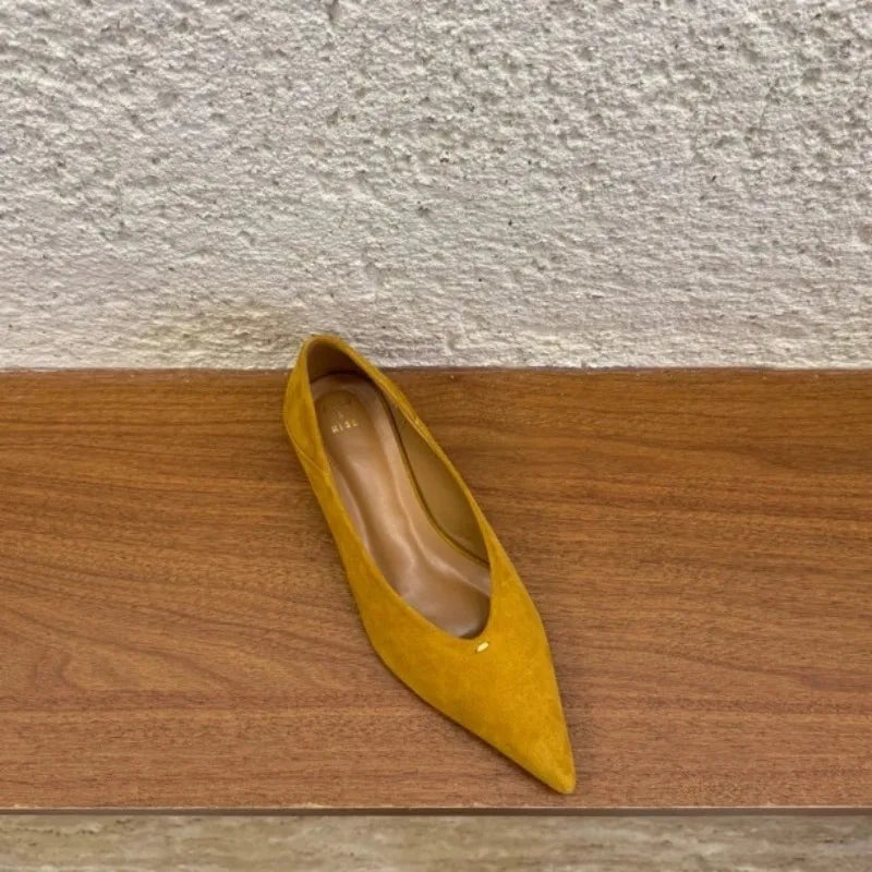 Flats & Ballet — Pointed-Toe Casual Walking Flats, Shallow Slip-On Comfort Sports Shoes — view 6 of flats & ballet