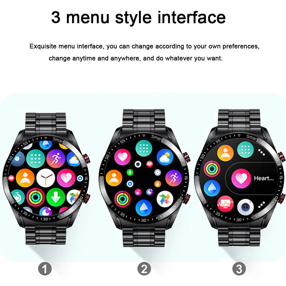 2026 Classic Smart Watch — ECG + PPG Heart Rate Bluetooth Call GPS Smartwatch for Men & Women — view 6 of smart watches