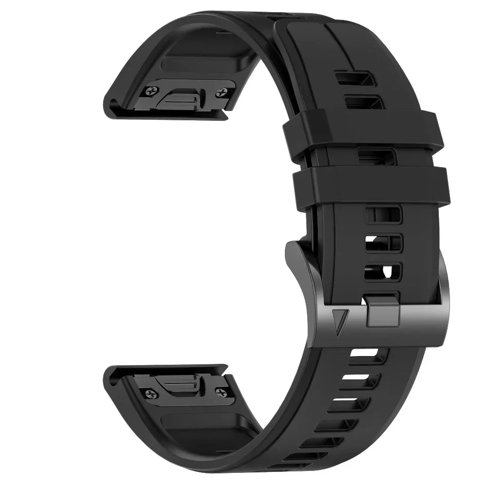 QuickFit Watch Band for Garmin Fenix 8/7/6/5/Epix Pro — 22/26mm Silicone Sport Strap — view 18 of watch straps