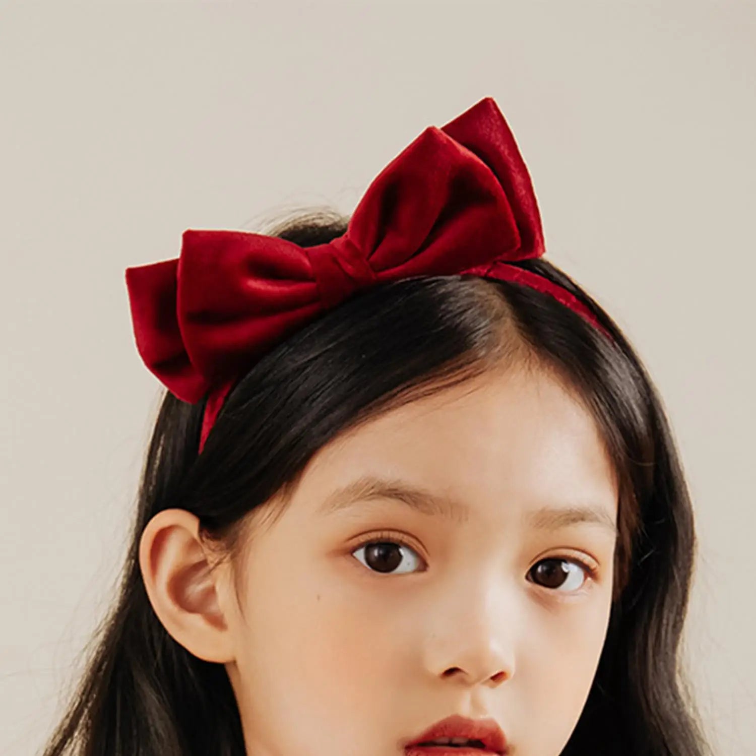 Elegant Velvet Bow Headband for Women Red Black Bowknot Hair Band Sweet Girls Hairband Party Hair Hoop Hair Accessories Headwear — view 6 of product