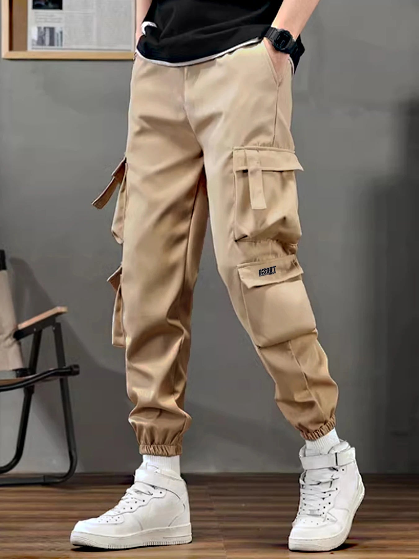 Work pants hiking hiking pants men's casual pants work pants sports pants spring and autumn outdoor men's quick drying pants