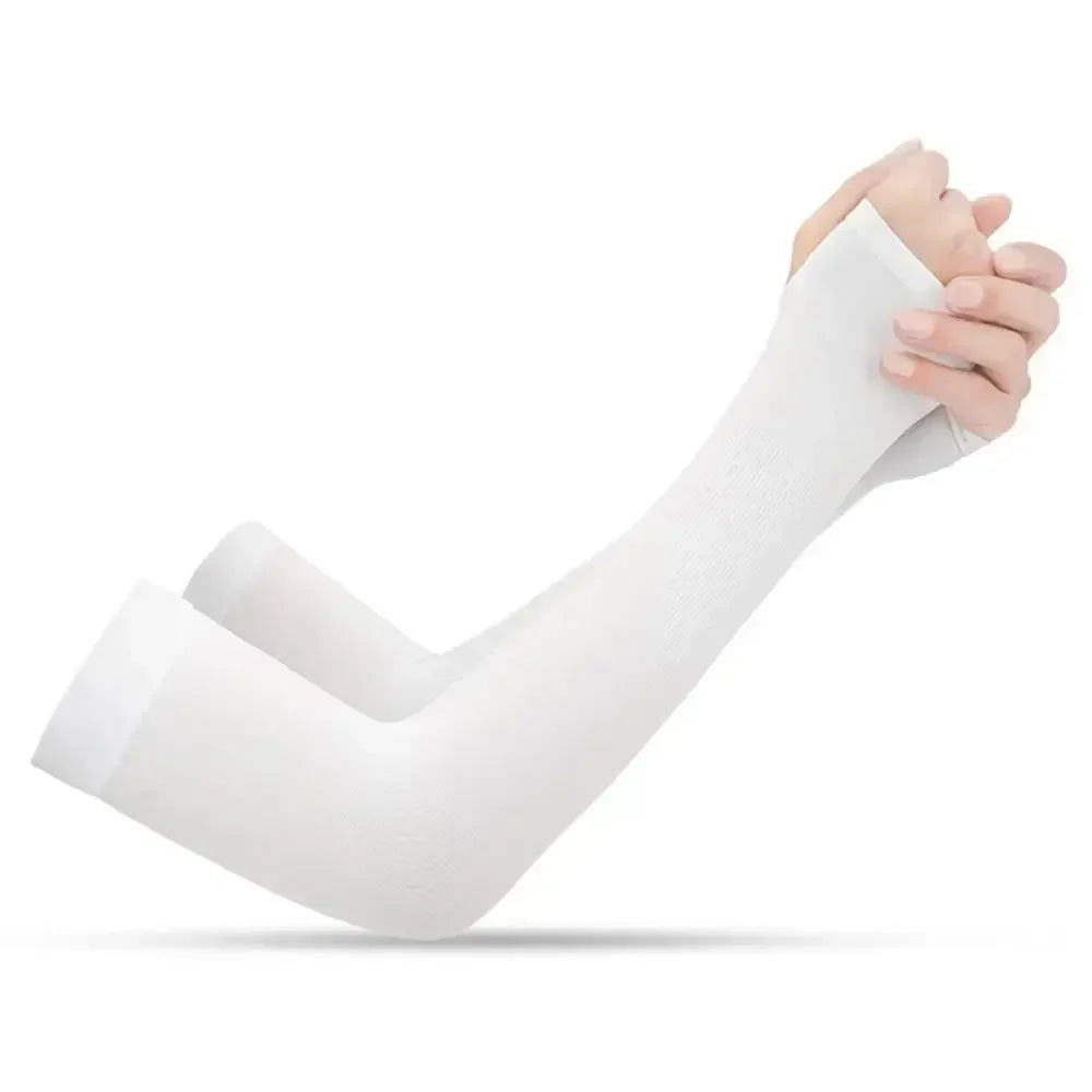 Cooling UV Compression Arm Sleeves — Sun Protection for Cyclists & Golfers — view 7 of braces & support