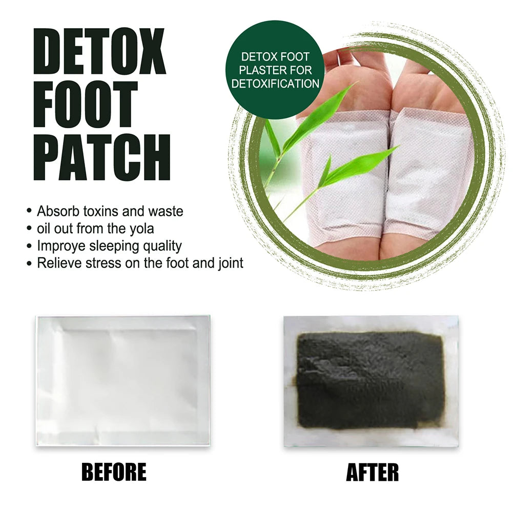 Detox Foot Patches (10–100PCS) – Herbal Foot Pads for Relaxation, Night Routine & Foot Care — view 5 of beauty & personal care