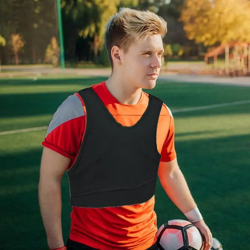 Football Performance Vest &mdash; Breathable Training Tank with GPS Pocket — view 3 of sports & fitness