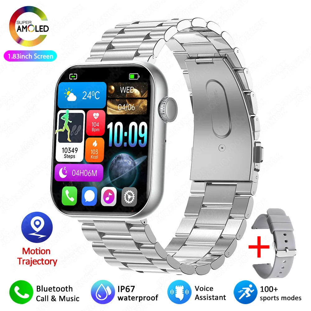2025 Men's Sports Smart Watch — 1.9in IP68 Waterproof Heart Rate AI Voice Smartwatch — view 13 of smart watches