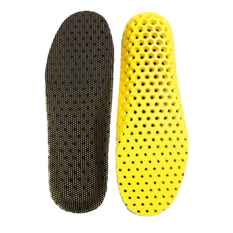 Honeycomb Shock-Absorbing Insoles — Breathable EVA Sport Inserts — view 5 of shoe accessories