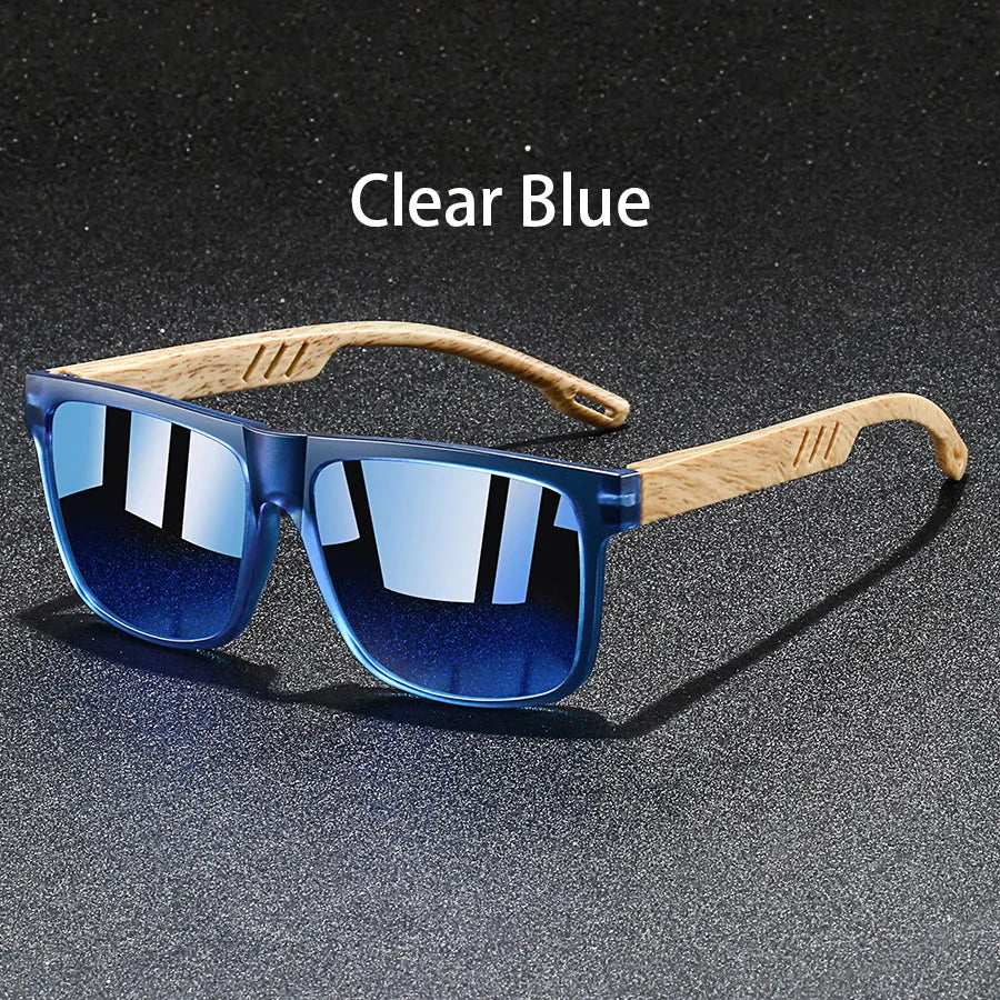 Vintage Square Frame Sunglasses, UV400 for Driving & Fishing — view 11 of sunglasses