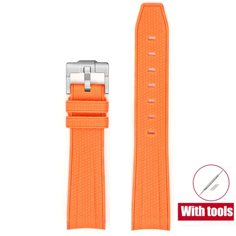 MoonSwatch Diving Strap — 20mm Curved-End Rubber Watch Band for Omega x Swatch