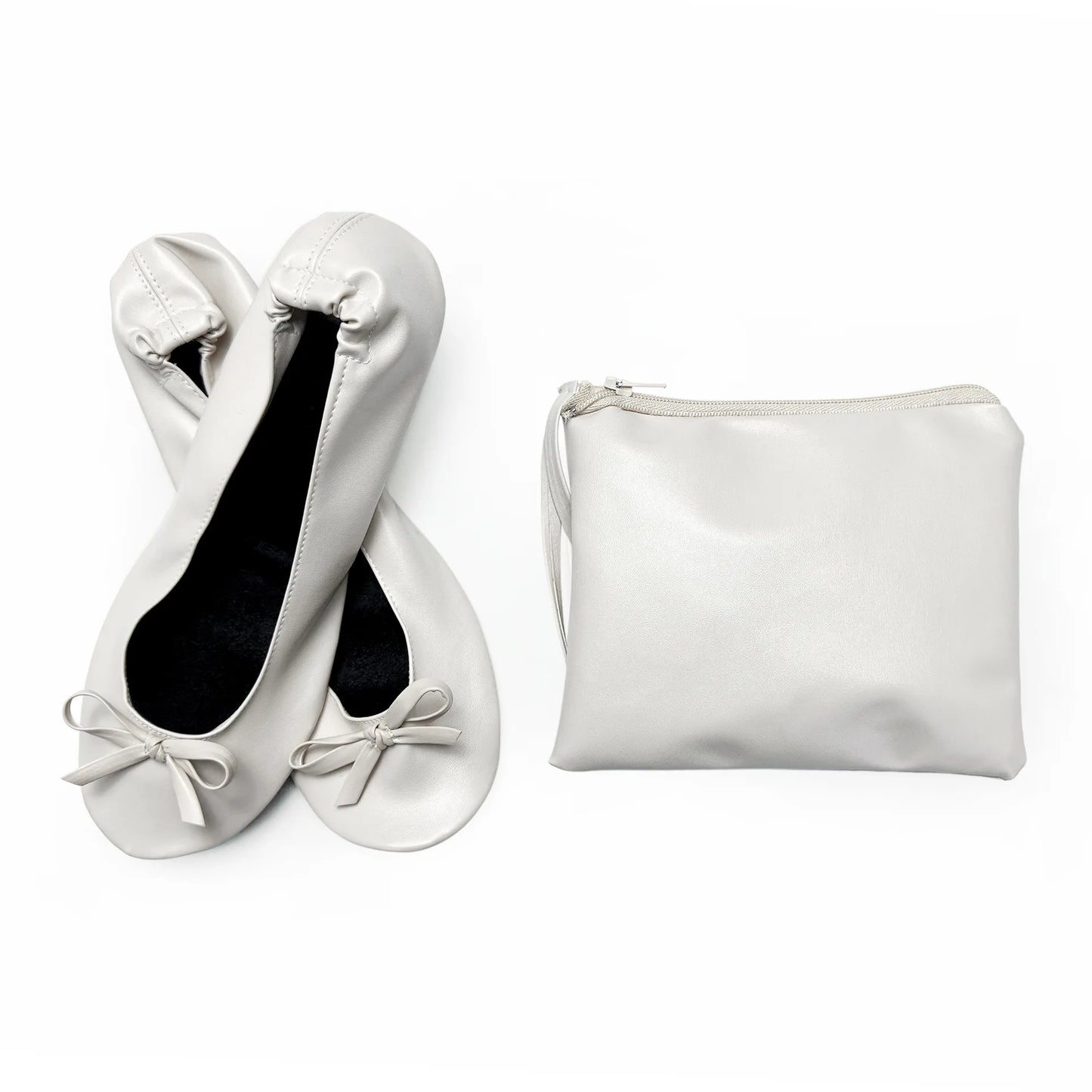 Flats & Ballet — Foldable Roll-Up Ballet Flats, Portable Purse-Size Travel Slippers — view 9 of flats & ballet