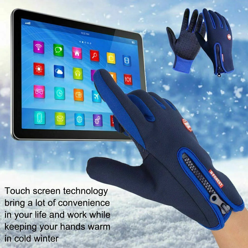 Tactical Winter Gloves Touchscreen Waterproof — Hiking Skiing Fishing Cycling Snowboard Gloves — view 3 of gloves