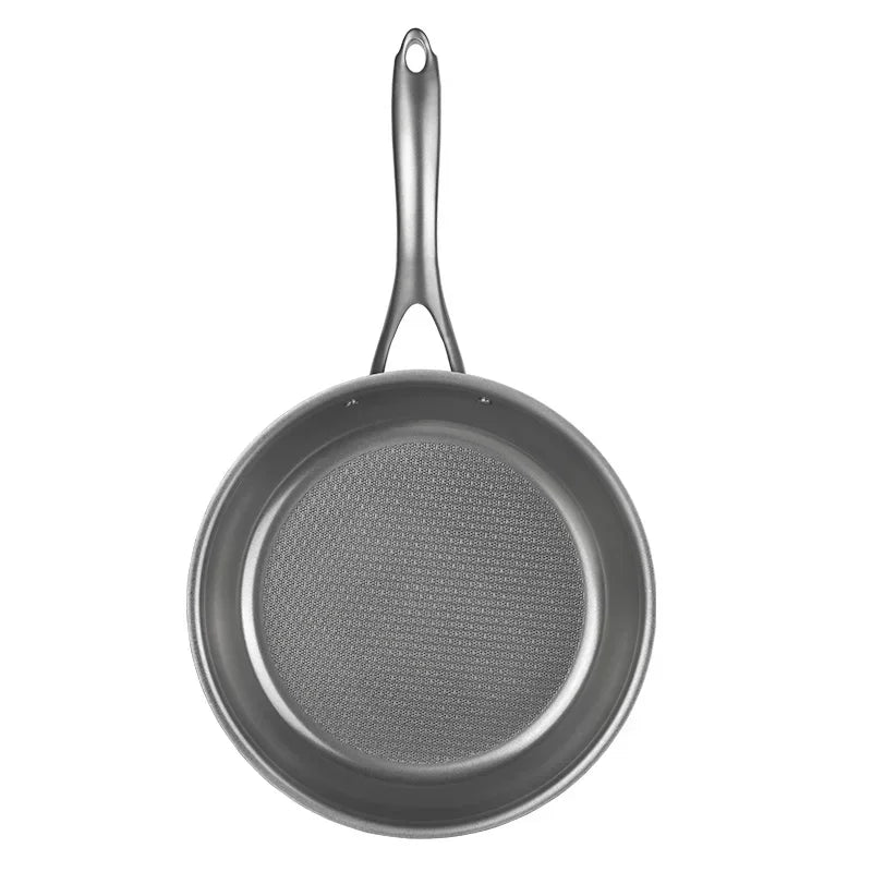 2.2L Titanium Honeycomb Non-Stick Frying Pan – Universal Cookware for Induction & Gas Stoves