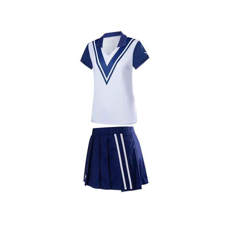 New  Victor sport t-shirts women  fashion Jersey badminton clothing sportswear short sleeve polo set skirts  TK-41031