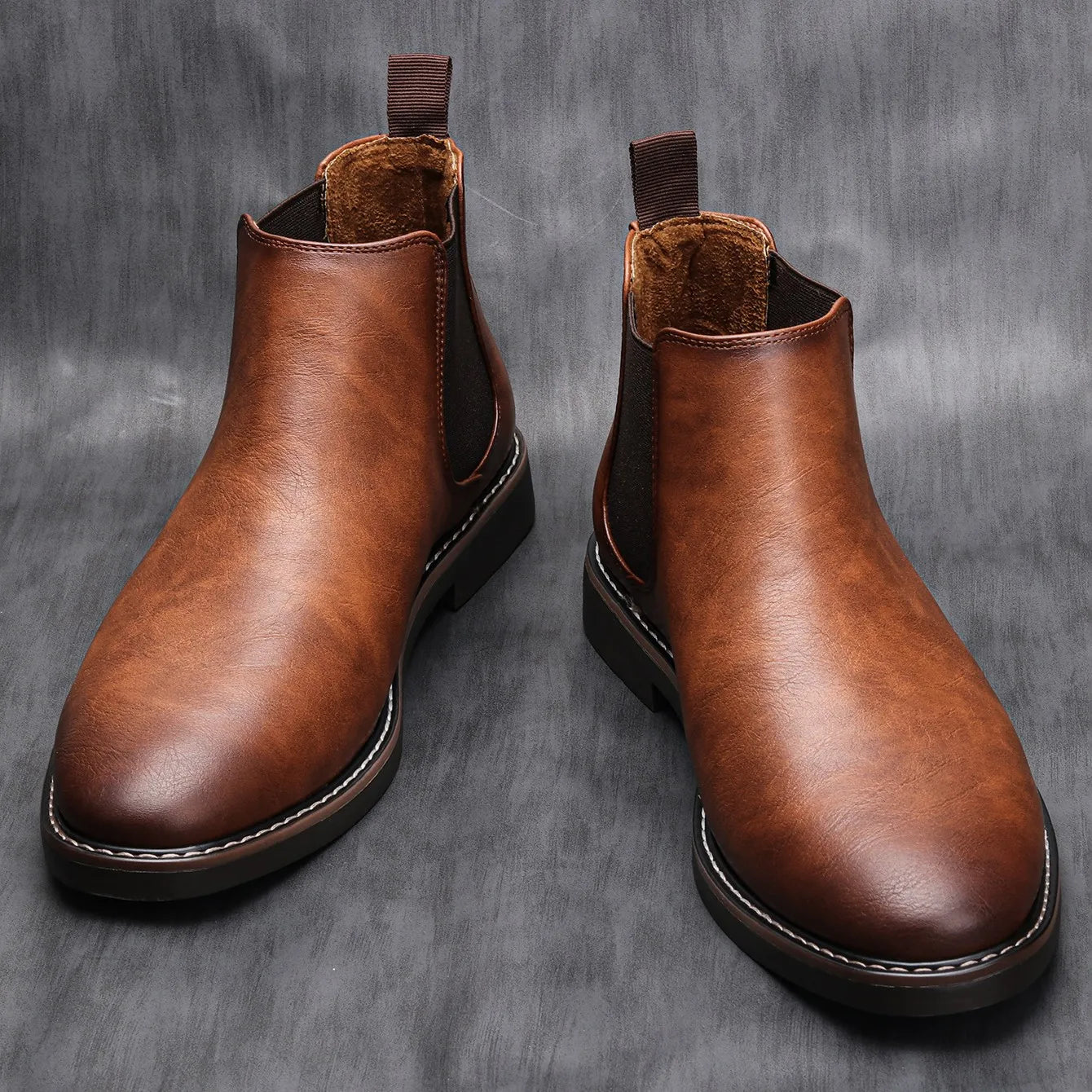 Men's Chelsea Boots — Retro Brand Comfortable Fashion Boots (Sizes 40–46) — view 2 of boots
