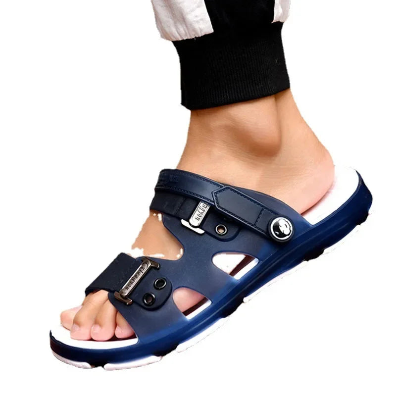 Sandals & Slides — Men's Outdoor Beach Slippers, Anti-Slip Peep-Toe Slip-On — view 3 of sandals & slides