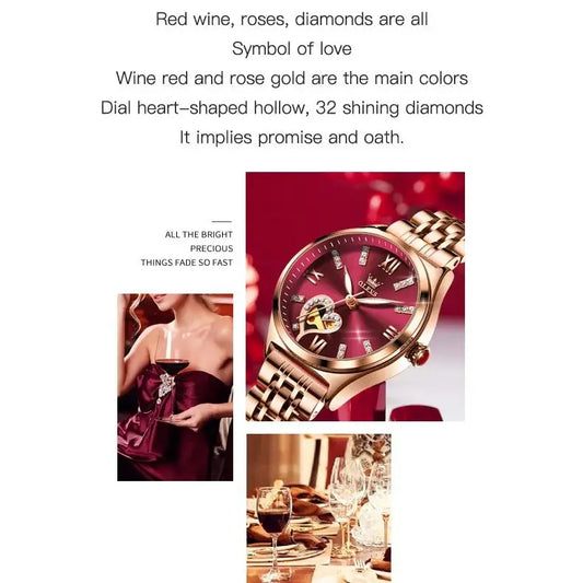 6636 Women's Roman Dial Watch — Luxury Fashion Quartz Wristwatch — view 4 of watches