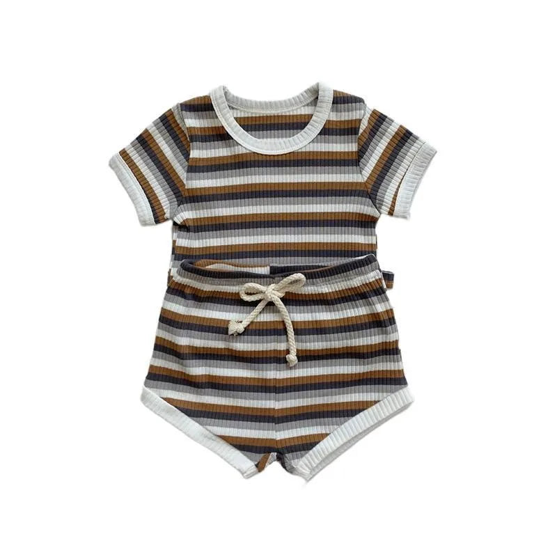 Toddler Boy Summer T-Shirt & Shorts Set - 2-Piece Short Sleeve Outfit — view 7 of toddler sets