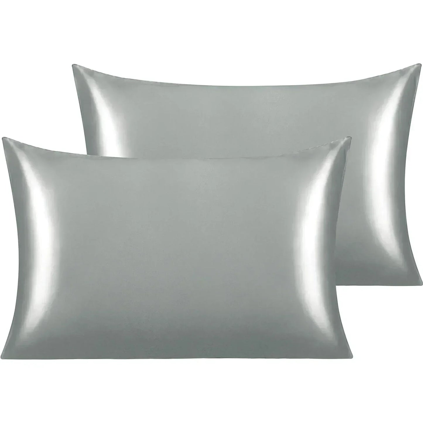 Pack Satin Pillowcases – Cooling, Super Soft Silk-Like Pillow Covers with Envelope Closure — view 8 of home & kitchen