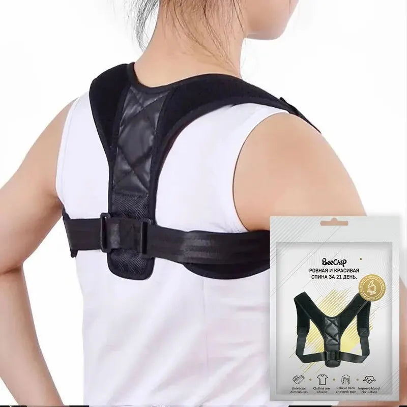 Clavicle Brace Posture Corrector — Lightweight Figure-8 Shoulder Pull-Back — view 4 of braces & support