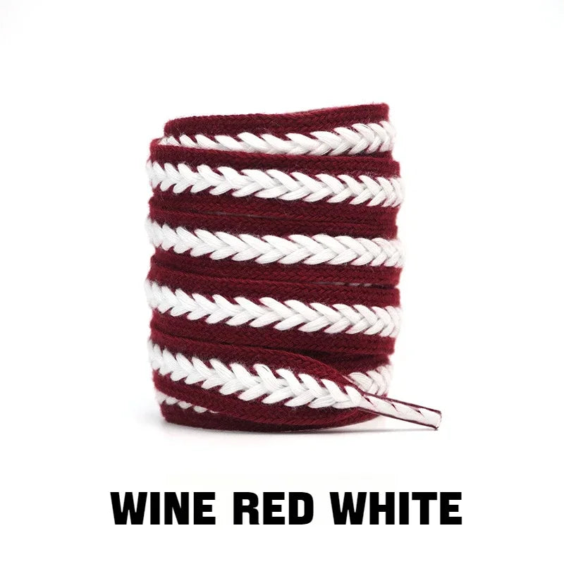 Wheat Cotton Shoelaces — Wide Premium Sneaker Laces (1 Pair) — view 20 of shoe accessories