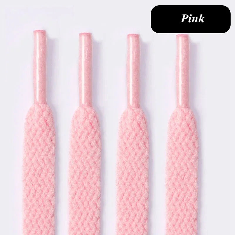 Flat Shoelaces — 36-Color Fabric Sneaker Laces (1 Pair)