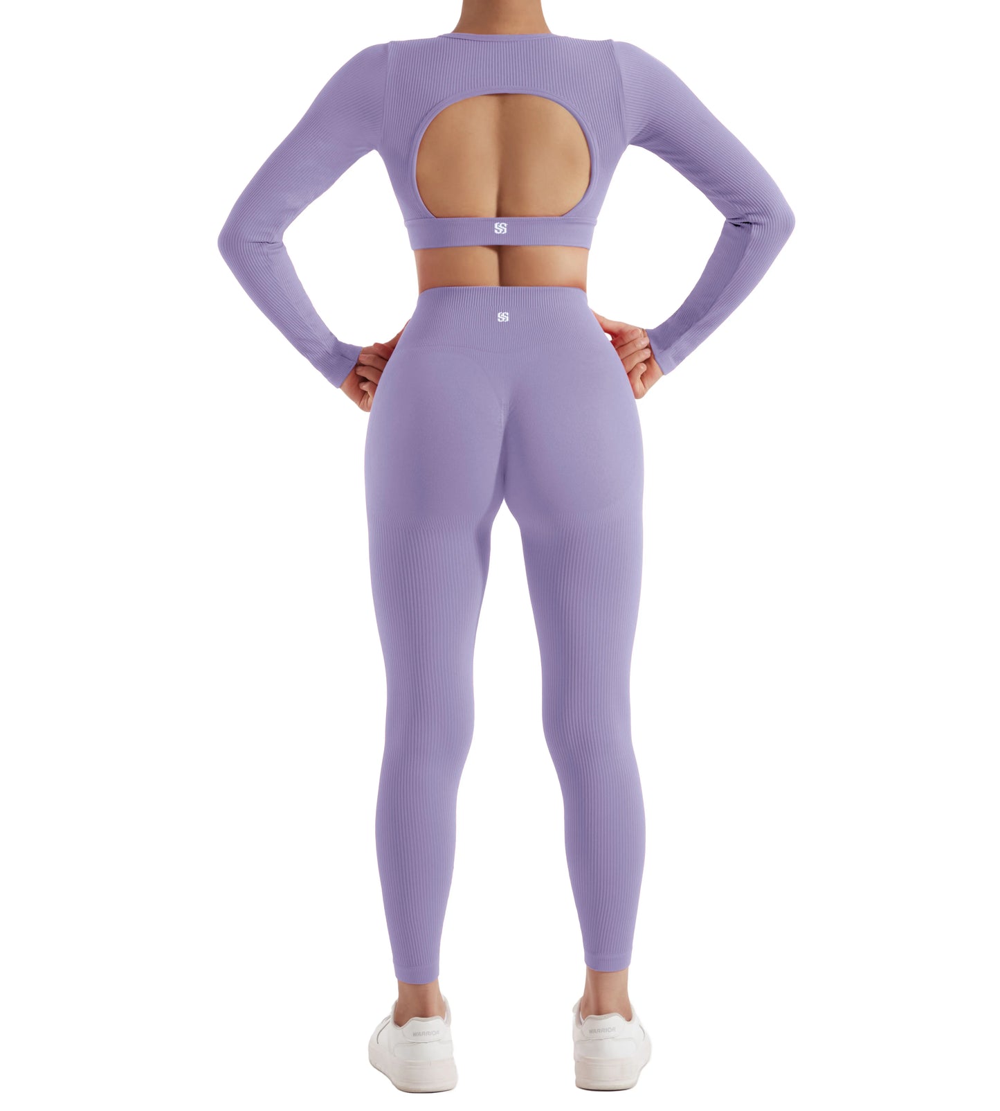 Women's Activewear Long-Sleeve Tracksuit Set — Quick-Dry Yoga Gym 2-Piece — view 13 of women's activewear