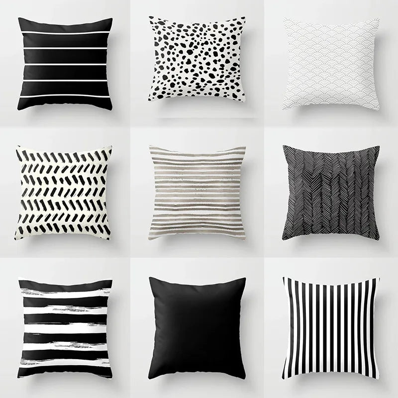 Geometric Abstract Cushion Cover &mdash; 45&times;45 cm Pillow Case for Office, Car &amp; Home — view 1 of cushion covers & pillow cases