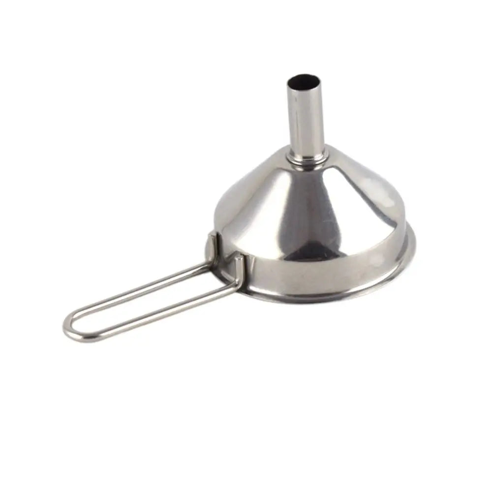 Wide-Mouth Stainless Steel Funnel &mdash; Cooking Oil Filter &amp; Spice Strainer with Handle — view 8 of kitchen gadgets