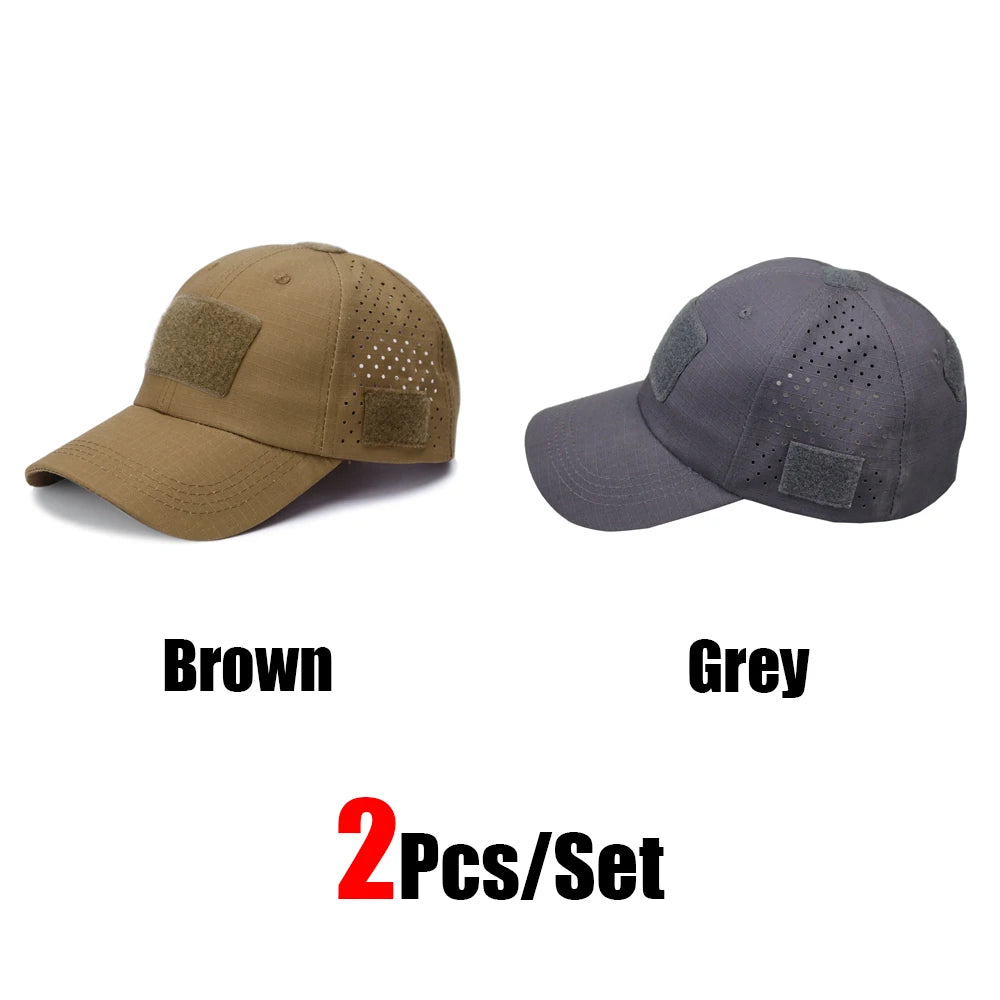 Camouflage Baseball Cap Outdoor — Tactical Sun Protection Hunting Hiking Fishing Men's Hat