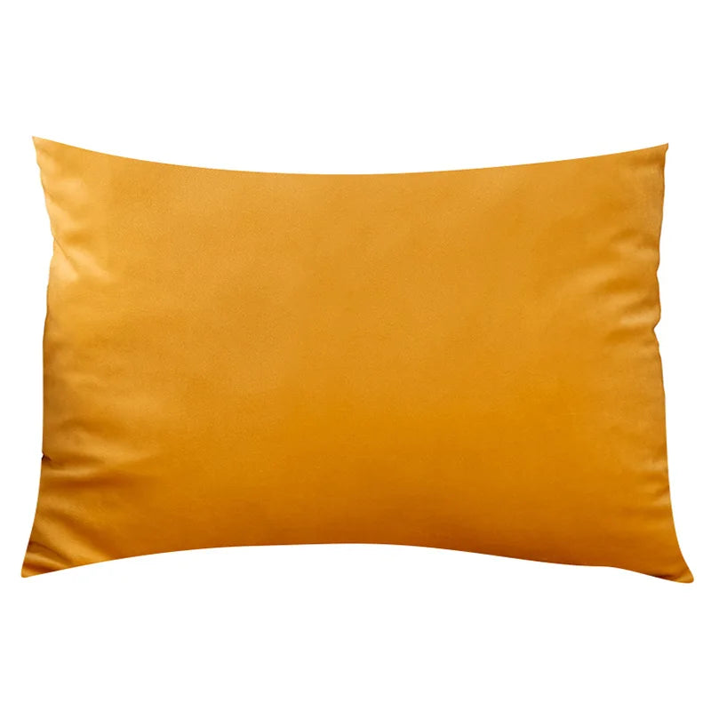 Velvet Plaid Cushion Cover &mdash; 30&times;50 cm Nordic Decorative Pillowcase for Sofa &amp; Bed