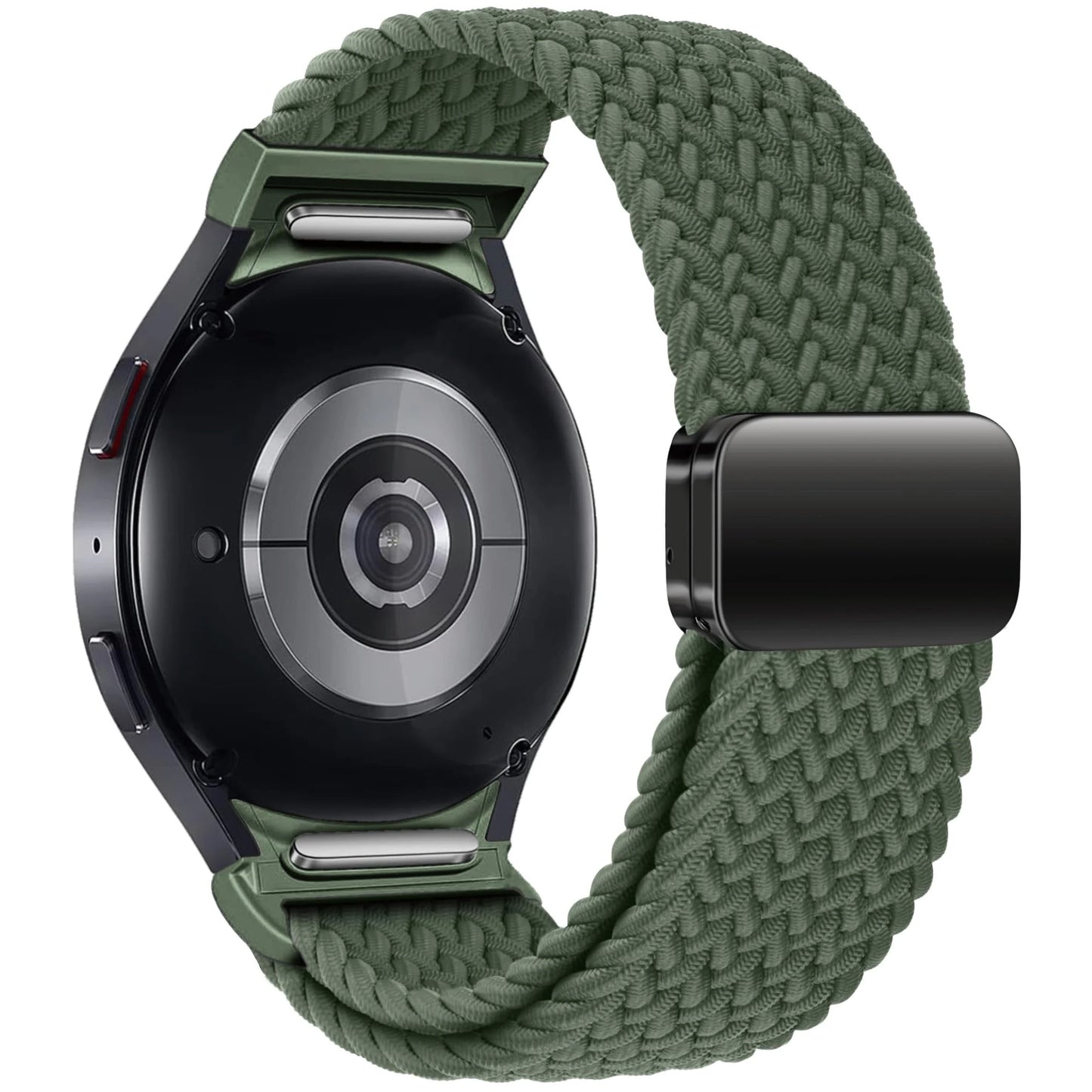 No-Gaps Braided Band for Samsung Galaxy Watch — 40/44/45/46/47mm Nylon Strap