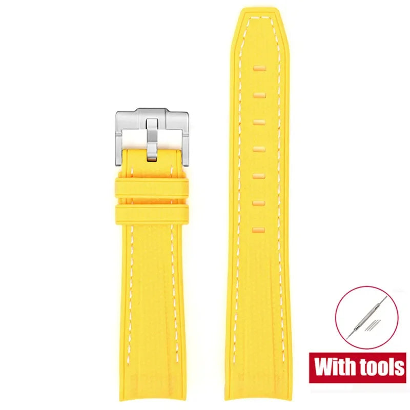 MoonSwatch Diving Strap — 20mm Curved-End Rubber Watch Band for Omega x Swatch — view 17 of watch straps