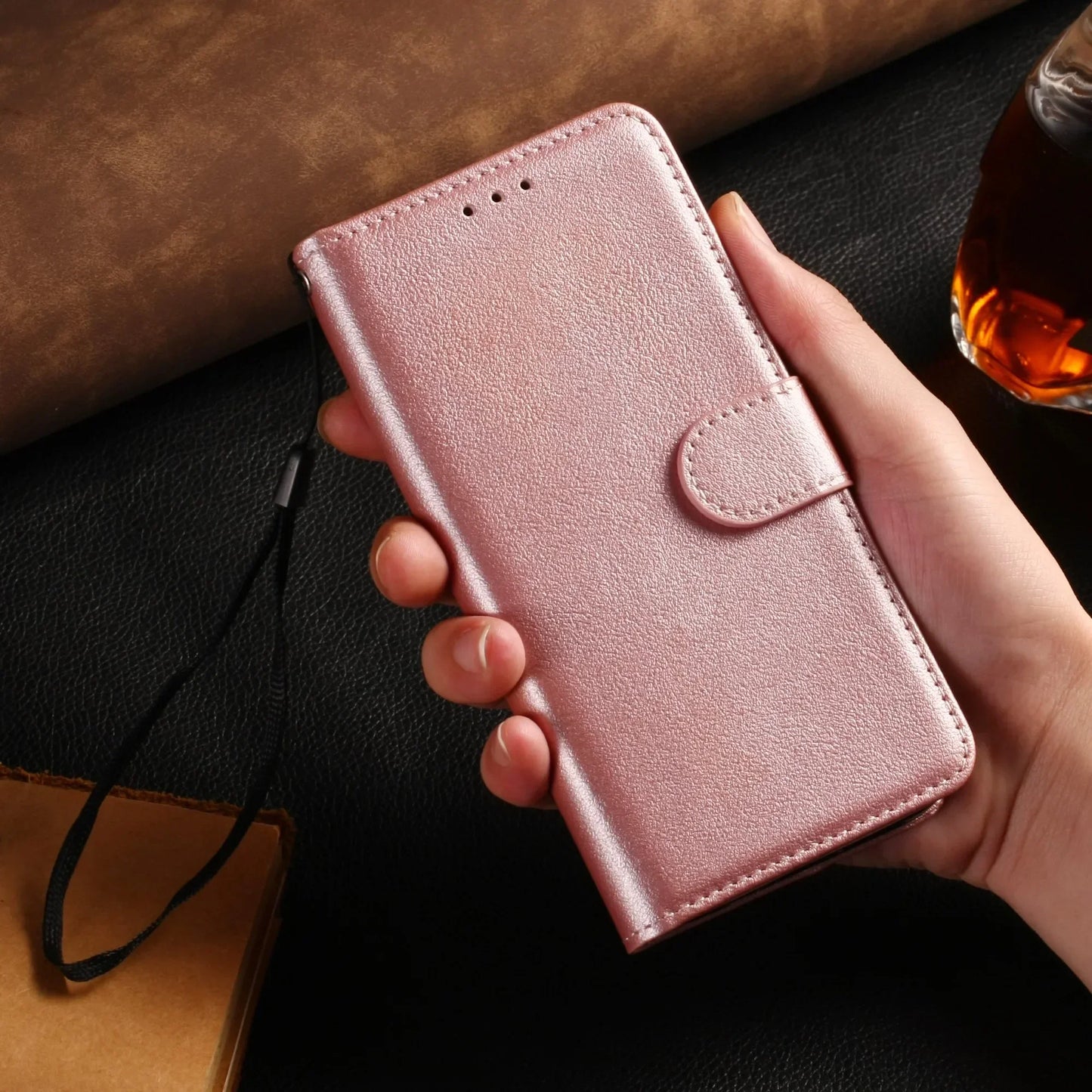 for Samsung Galaxy A-Series Leather Wallet Flip Case — A12 to A54 — view 2 of phone cases