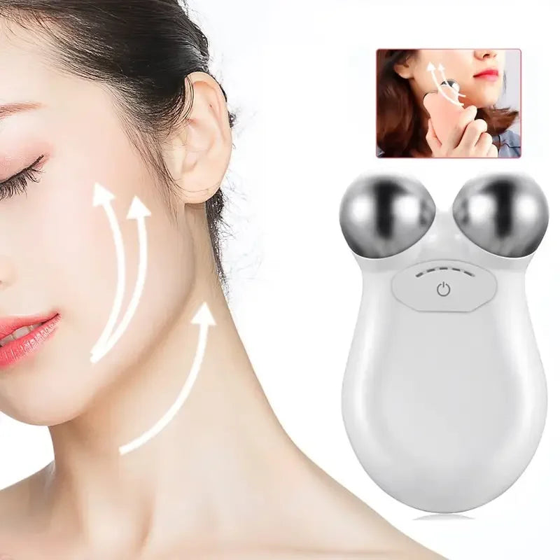 Microcurrent EMS Facial Massager Roller – Anti-Wrinkle Face Lifting & Skin Tightening Tool — view 2 of beauty & personal care